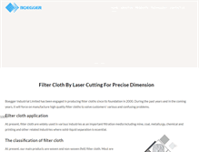 Tablet Screenshot of filtercloths.org